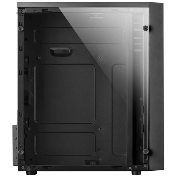 Mars gaming Caja Ordenador MCM Negra Micro ATX/Mini-ITX con Ventana Lateral y RGB Control