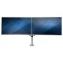 StarTech.com ARMDUALPS Soporte Brazo Articulado Premium Dual para 2 Monitores hasta 30" (68,6 cm) VESA 75/100 - Altura Ajustable hasta 10kg por Pantalla - Montaje Mordaza/Ojal Plata