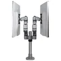 StarTech.com ARMDUALPS Soporte Brazo Articulado Premium Dual para 2 Monitores hasta 30" (68,6 cm) VESA 75/100 - Altura Ajustable hasta 10kg por Pantalla - Montaje Mordaza/Ojal Plata