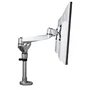 StarTech.com ARMDUALPS Soporte Brazo Articulado Premium Dual para 2 Monitores hasta 30" (68,6 cm) VESA 75/100 - Altura Ajustable hasta 10kg por Pantalla - Montaje Mordaza/Ojal Plata