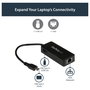 StarTech.com Adaptador de Red Gigabit USB-C con Puerto USB Extra - Ethernet 10/100/1000 Mbit/s, USB 3.1 Gen 1 (5 Gbit/s), Negro