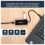 StarTech.com Adaptador de Red Gigabit USB-C con Puerto USB Extra - Ethernet 10/100/1000 Mbit/s, USB 3.1 Gen 1 (5 Gbit/s), Negro
