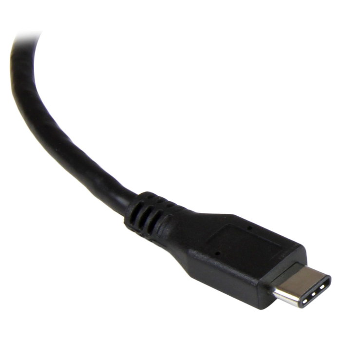 StarTech.com Adaptador de Red Gigabit USB-C con Puerto USB Extra - Ethernet 10/100/1000 Mbit/s, USB 3.1 Gen 1 (5 Gbit/s), Negro