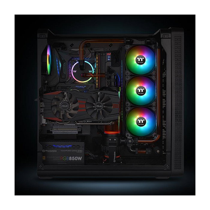 Thermaltake Pure 14 ARGB Sync Ventilador de Caja 140mm 3 Unidades