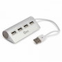 Quick Media Hub USB 2.0 de 4 puertos