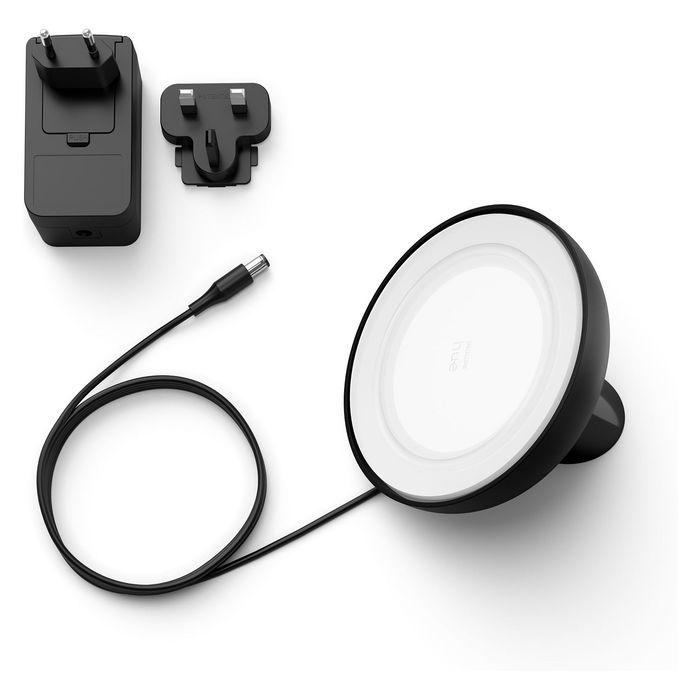 Philips Hue White and Color Ambiance Bloom - Lámpara de Mesa Inteligente, Bluetooth/Zigbee, Negro, LED Integrado 500lm Philips Hue White and Color Ambiance Bloom - Lámpara de Mesa Inteligente, Bluetooth/Zigbee, Negro, LED Integrado 500lm