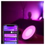 Philips Hue White and Color Ambiance Bloom - Lámpara de Mesa Inteligente, Bluetooth/Zigbee, Negro, LED Integrado 500lm