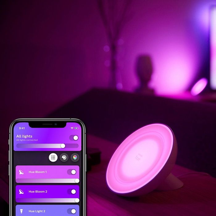 Philips Hue White & Color Ambiance Bloom Lamp 4.ª Generación - Blanco