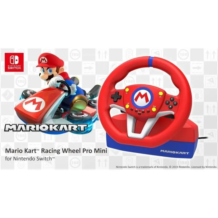 Hori Volante y Pedales Mario Kart para Nintendo Switch y PC
