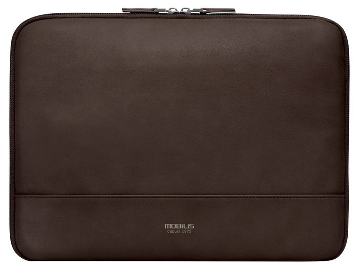 Mobilis 042035 Funda para Portátil 31.8 cm (12.5") Marrón de Imitación de Piel - Compatible con Cualquier Marca