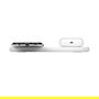 Belkin WIZ002VFWH - Base de Carga Inalámbrica Doble 10W BoostCharge, Compatible con Qi para Smartphones y Auriculares, Color Blanco