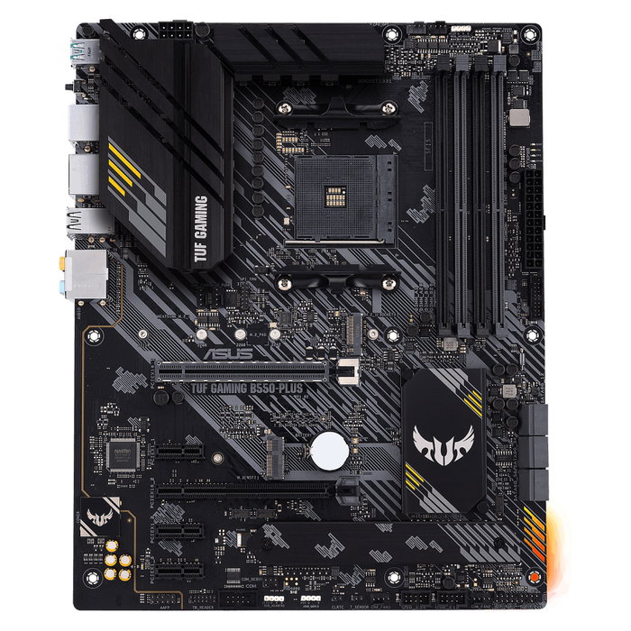 ASUS TUF Gaming B550-PLUS Placa Base ATX Socket AM4 para AMD Ryzen 3000 Series, Chipset AMD B550, DDR4 hasta 128GB, 2.5Gb LAN, PCIe 4.0, Realtek ALC S1200A 7.1 ASUS TUF Gaming B550-PLUS Placa Base ATX Socket AM4 para AMD Ryzen 3000 Series, Chipset AMD B550, DDR4 hasta 128GB, 2.5Gb LAN, PCIe 4.0, Realtek ALC S1200A 7.1