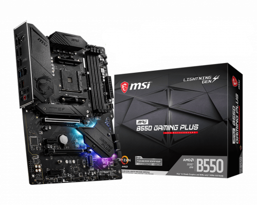 MSI Placa Base MPG B550 Gaming Plus, AMD B550, Socket AM4, ATX, Referencia 911-7C56-001 MSI Placa Base MPG B550 Gaming Plus, AMD B550, Socket AM4, ATX, Referencia 911-7C56-001