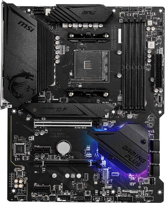 MSI MPG B550 Gaming Plus AMD B550 ATX Negra MSI MPG B550 Gaming Plus AMD B550 ATX Negra