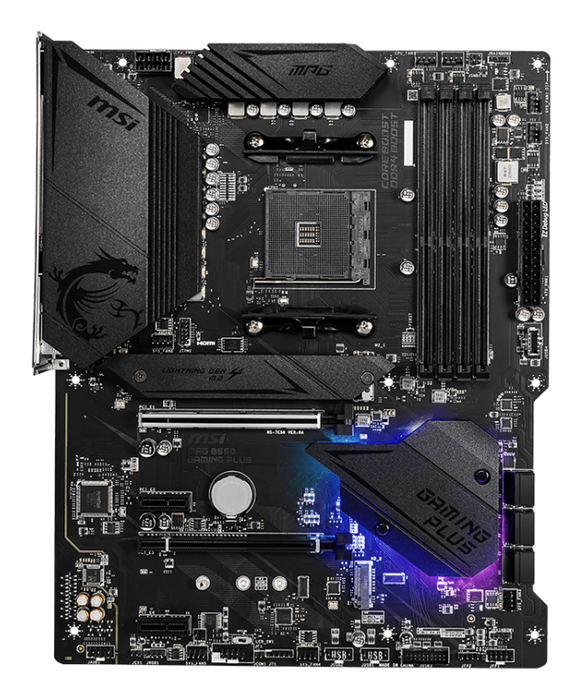 MSI MPG B550 Gaming Plus Placa Base ATX AMD B550 Socket AM4 DDR4 para AMD Ryzen 3000 Series