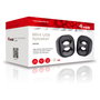 Equip Altavoces 2.0 Mini Negro para PC con Sonido Potente y Conexión USB/Jack 3.5mm