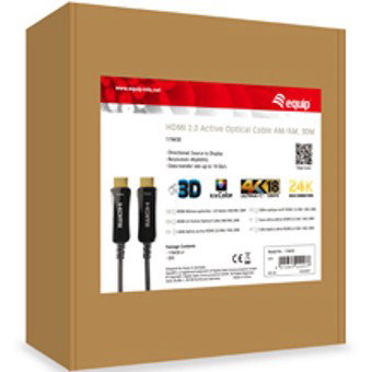 Equip Cable HDMI 2.0 4K/60Hz Macho-Macho 18Gbps Soporta 3D HDCP2.2 HDR