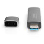 Digitus DA-70886 Lector de tarjetas dual y concentrador USB-C + USB 3.0, SD + Micro SD