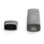 Digitus DA-70886 Lector de tarjetas dual y concentrador USB-C + USB 3.0, SD + Micro SD