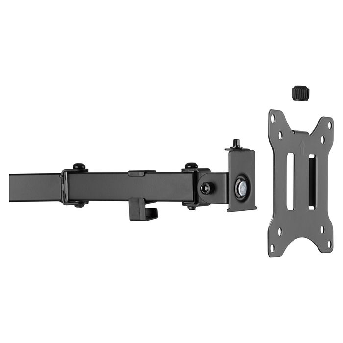 Digitus Soporte para Dos Monitores hasta 32" y 8 kg por Brazo, Color Negro