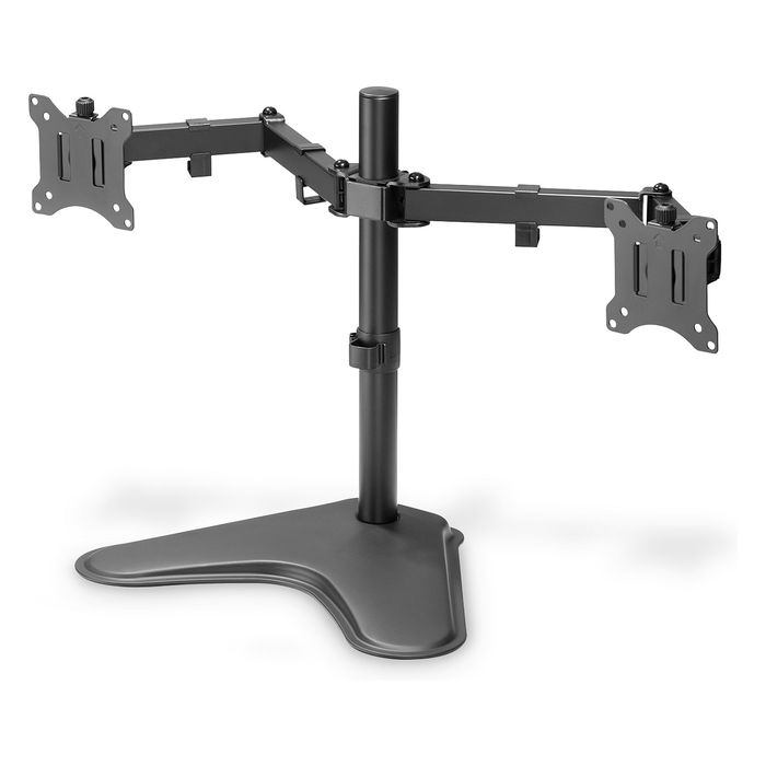 Digitus Soporte para Dos Monitores hasta 32" y 8 kg por Brazo, Color Negro
