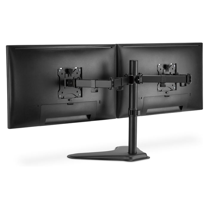 Digitus Soporte para Dos Monitores hasta 32" y 8 kg por Brazo, Color Negro