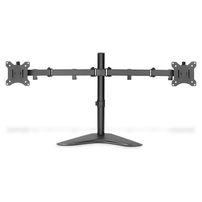 Digitus Soporte para Dos Monitores hasta 32" y 8 kg por Brazo, Color Negro