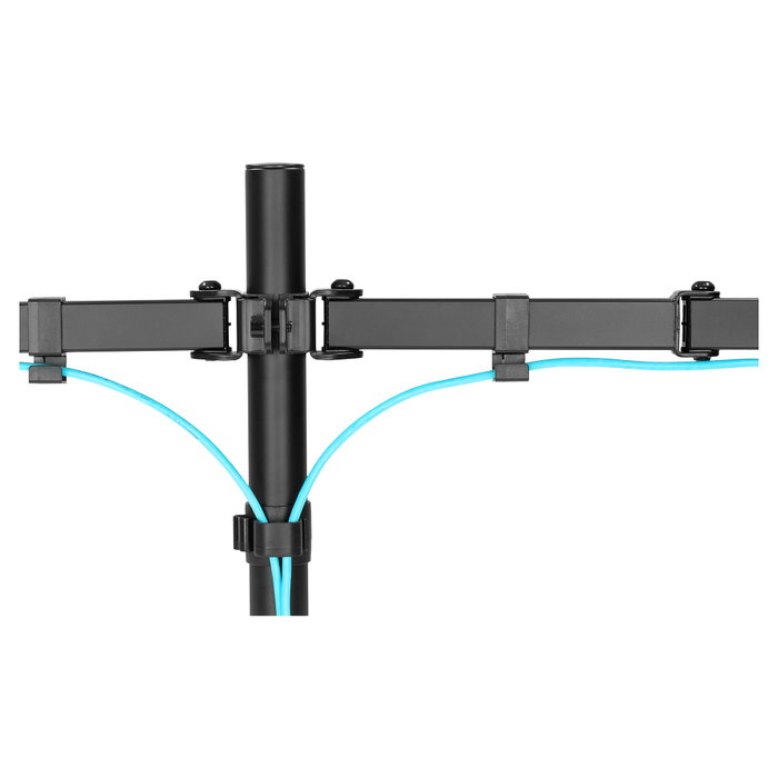 Digitus DA-90400 Soporte de Monitor Doble para 2 Pantallas hasta 32" y 8 kg, Negro, 75x75/100x100 mm VESA Digitus DA-90400 Soporte de Monitor Doble para 2 Pantallas hasta 32" y 8 kg, Negro, 75x75/100x100 mm VESA
