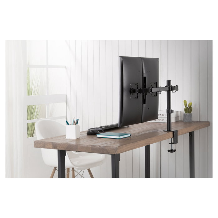 Digitus DA-90400 Soporte de Monitor Doble para 2 Pantallas hasta 32" y 8 kg, Negro, 75x75/100x100 mm VESA Digitus DA-90400 Soporte de Monitor Doble para 2 Pantallas hasta 32" y 8 kg, Negro, 75x75/100x100 mm VESA