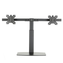 Ewent Soporte Mesa EW1538 para 2 Monitores de hasta 27 Pulgadas con Resorte de Gas y Gestión de Cables