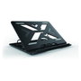 Conceptronic ERGO Soporte de refrigeración para portátil de 15.6 pulg, Negro