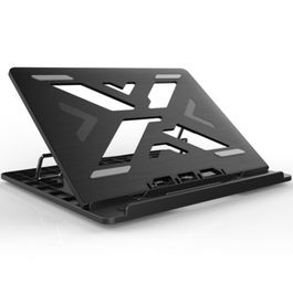 Conceptronic Soporte Base Refrigeración Portátiles hasta 15.6" Ergonómico con Ajuste de Altura y Diseño Disipador de Calor
