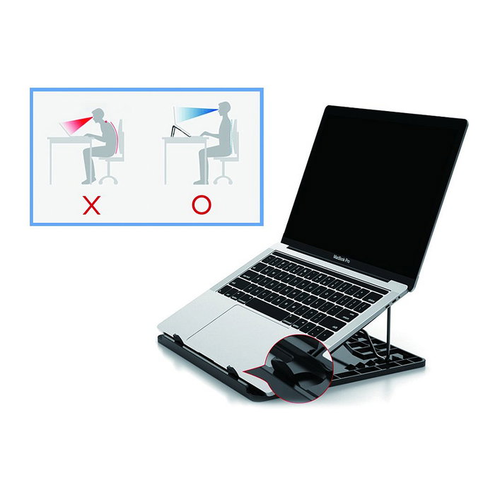 Conceptronic THANA ERGO S Base de refrigeración de aluminio gris para portátiles de hasta 15.6 pulgadas