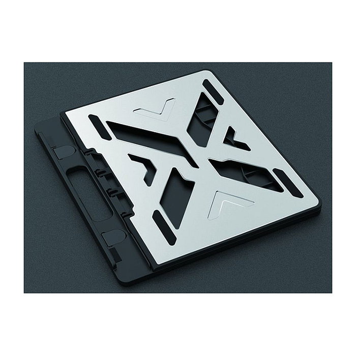 Conceptronic THANA ERGO S Base de refrigeración de aluminio gris para portátiles de hasta 15.6 pulgadas
