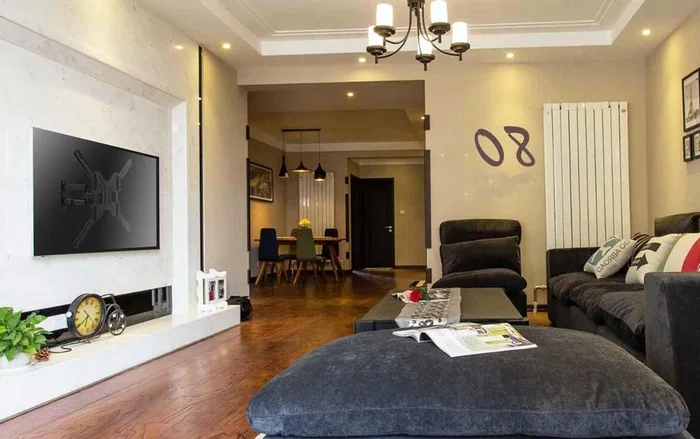 Equip 650108 - Soporte de Pared Articulado para TV 13-55" (33-139,7 cm), Doble Brazo Giratorio e Inclinable, Máx. VESA 400x400, Soportes hasta 30 kg, Negro