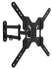 Equip 650108 Soporte para Pantalla de 13 a 55 Pulgadas, Doble Brazo, Inclinable y Giratorio, VESA 400x400, Hasta 30 kg