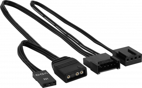 AEROCOOL DUO 12 ARGB FAN, 12CM, DOUBLE RING, 3,4&amp;6-PIN, ANTIVIBRATION, PWM