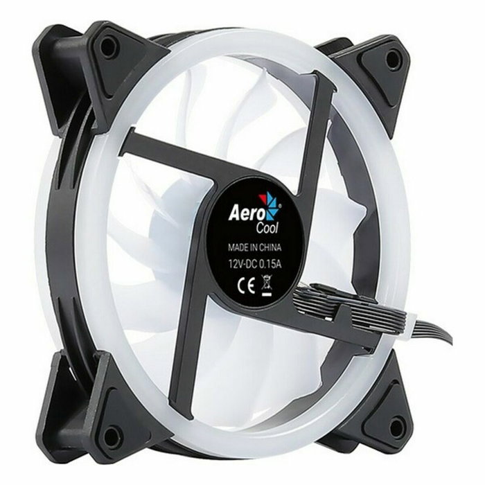 AEROCOOL DUO 12 ARGB FAN, 12CM, DOUBLE RING, 3,4&6-PIN, ANTIVIBRATION, PWM AEROCOOL DUO 12 ARGB FAN, 12CM, DOUBLE RING, 3,4&6-PIN, ANTIVIBRATION, PWM