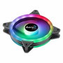 AEROCOOL DUO 12 ARGB FAN, 12CM, DOUBLE RING, 3,4&amp;6-PIN, ANTIVIBRATION, PWM