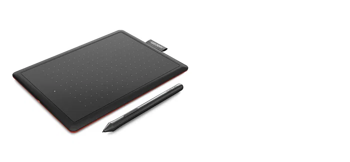 Wacom One by Small Tableta digitalizadora gráfica con lápiz 2540 LPI, Área activa 152 x 95 mm, Conexión USB, Color Negro