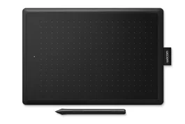 Wacom One by Small Tableta digitalizadora gráfica con lápiz 2540 LPI, Área activa 152 x 95 mm, Conexión USB, Color Negro