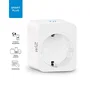Philips WiZ Enchufe Inteligente WiFi 8718699789329, Blanco, Tipo F, 2300W, Control por Voz y App para Automatización del Hogar