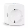 Philips WiZ Enchufe Inteligente WiFi 8718699789329, Blanco, Tipo F, 2300W, Control por Voz y App para Automatización del Hogar