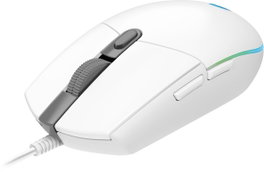 Logitech G102 Lightsync Ratón Gaming 8000 DPI Blanco