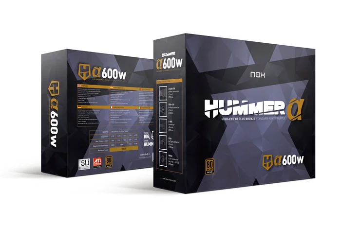 Nox Hummer Alpha 600 W 80 PLUS Bronze ATX Nox Hummer Alpha 600 W 80 PLUS Bronze ATX