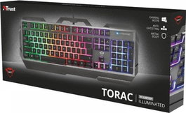 Trust Gaming GXT 856 Torac Teclado Gaming con Iluminación Multicolor