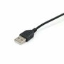 Equip Auriculares USB con Micrófono Flexible y Diadema Negra
