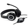 Equip Auriculares USB con Micrófono Flexible y Diadema Negra