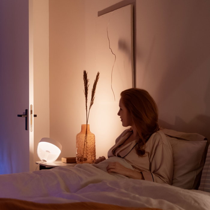 Philips Hue Iris White & Color Ambiance Lámpara de Mesa Blanca