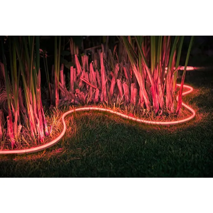 Philips Hue Tira LED PHI8718699709839 para Exterior, Flexible, 5 Metros